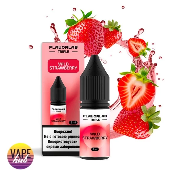 Набір Flavorlab Triple Strong 10 мл 50 мг - Wild Strawberry — купити