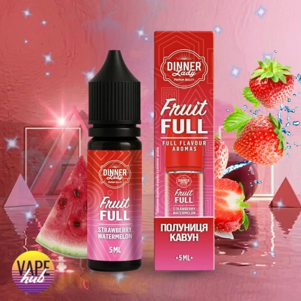 Набір Dinner Lady Fruit FULL 15 мл 50 мг - Strawberry Watermelon — купити
