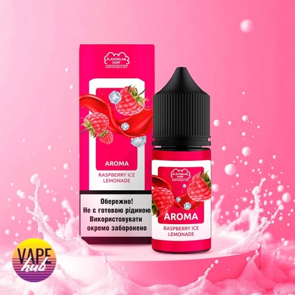 Набір Flavorlab Disposable Puff 30 мл 50 мг - Raspberry Ice Lemonade — купити