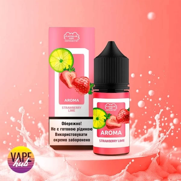 Набір Flavorlab Disposable Puff 30 мл 50 мг - Strawberry Lime — купити