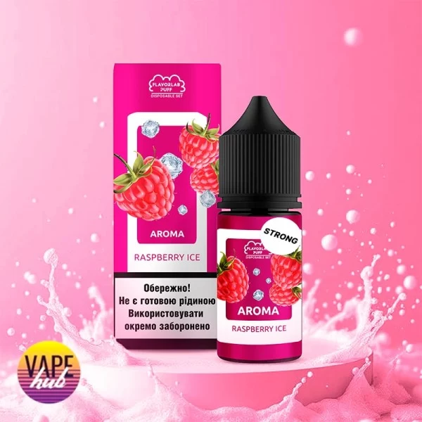 Набір Flavorlab Disposable Puff Strong 30 мл 50 мг - Raspberry Ice — купити