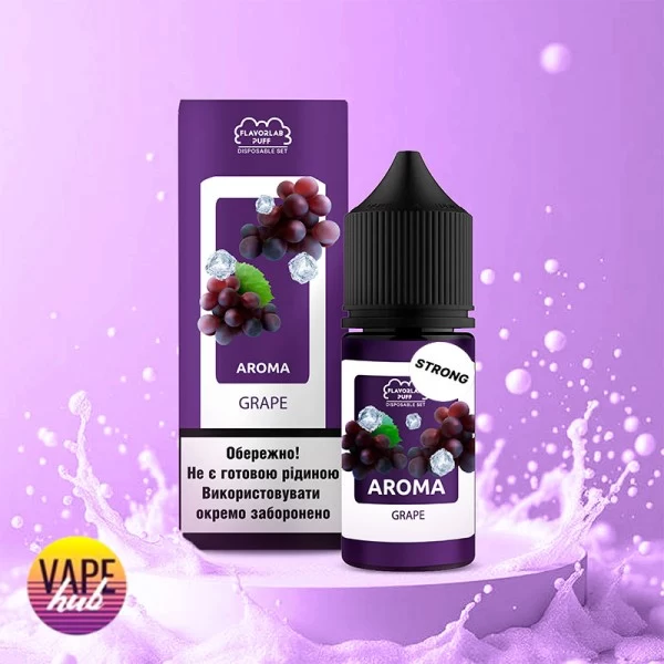Набір Flavorlab Disposable Puff Strong 30 мл 50 мг - Grape — купити