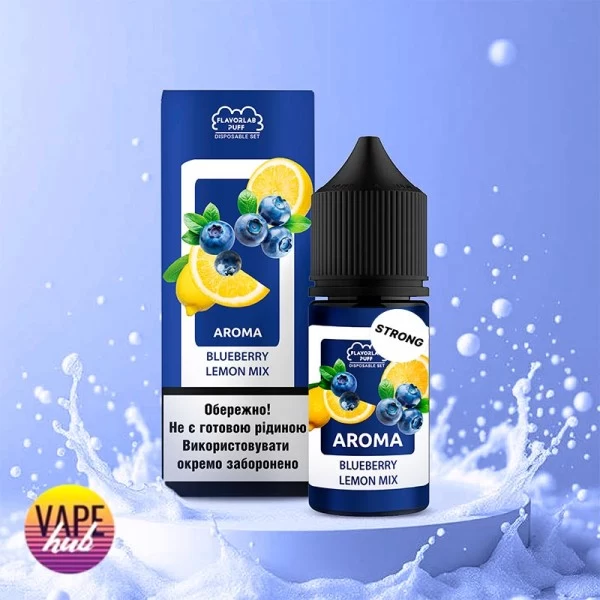 Набір Flavorlab Disposable Puff Strong 30 мл 50 мг - Bluberry Lemon Mix — купити