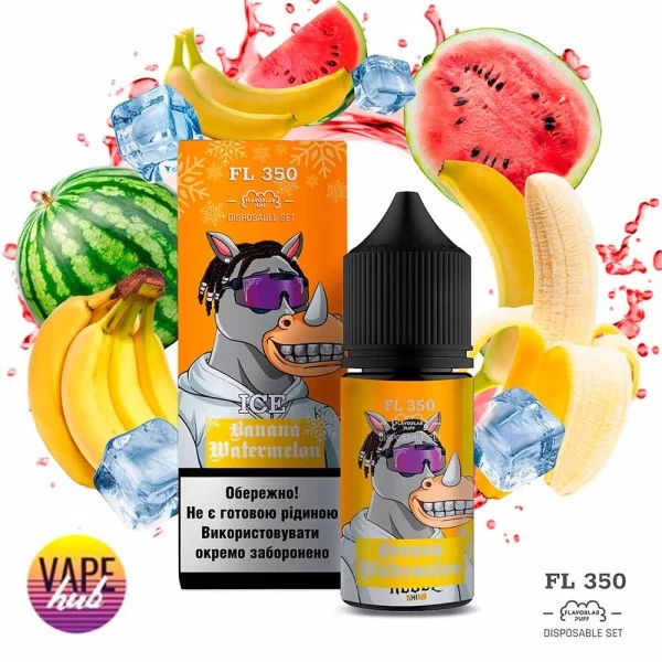 Набір FL350 Salt 30 мл 50 мг - Banana Watermelon Ice — купити