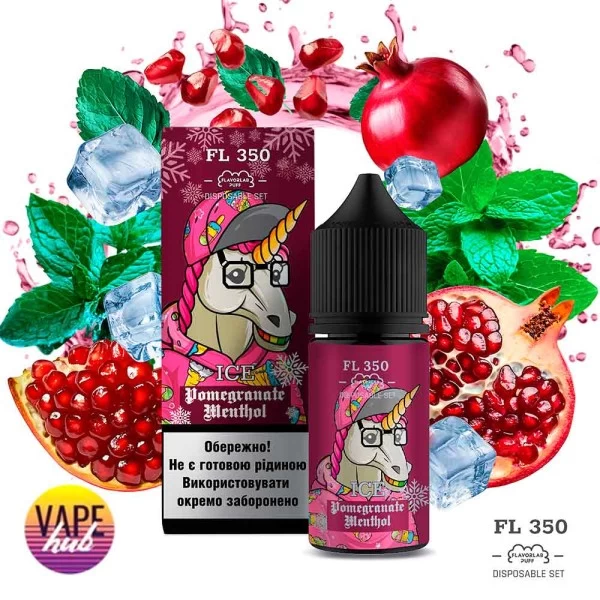 Набір FL350 Salt 30 мл 50 мг - Pomegranate menthol Ice — купити