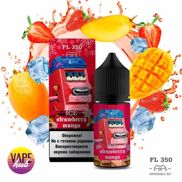 Набір FL350 Salt 30 мл 50 мг - Strawberry Mango Ice — купити