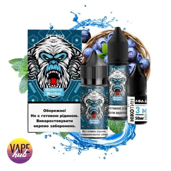 Набор FL350 Salt 30 мл 50 мг - Blueberry Menthol — купить