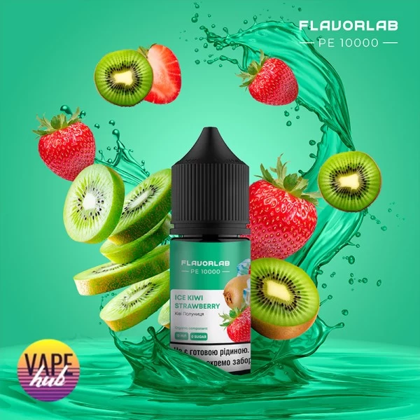 Набір Flavorlab PE 10000 30 мл 50 мг - Ice Kiwi Strawberry — купити
