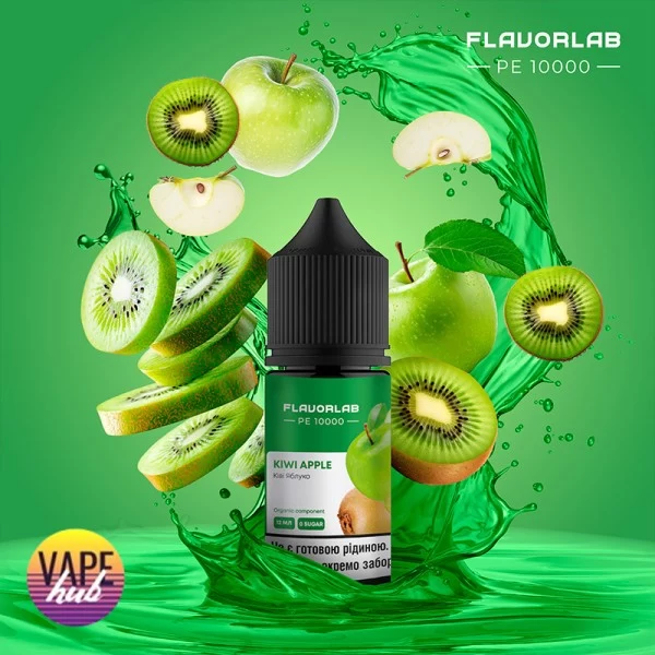 Набір Flavorlab PE 10000 30 мл 50 мг - Kiwi Apple — купити