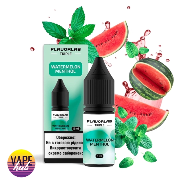 Набір Flavorlab Triple Strong 10 мл 50 мг - Watermelon Menthol — купити