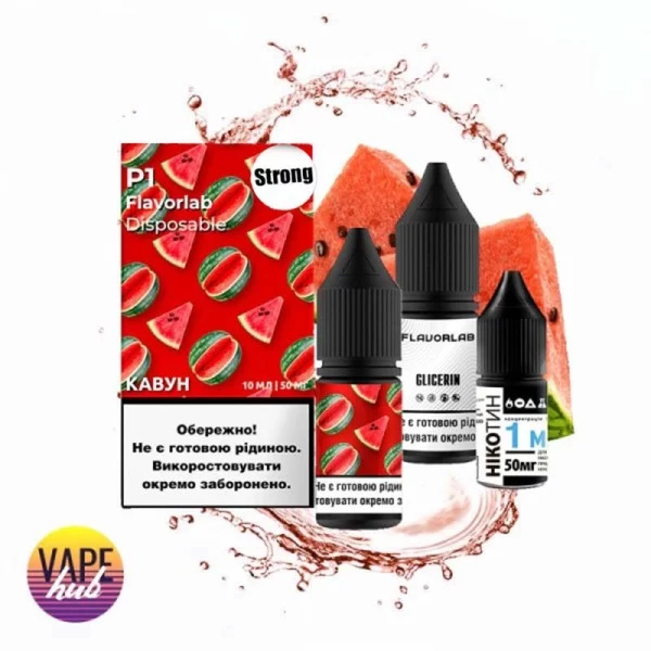 Набір Flavorlab Р1 Strong 10 мл 50 мг - Watermelon — купити