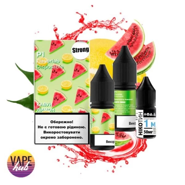 Набір Flavorlab Р1 Strong 10 мл 50 мг - Watermelon Lemon — купити
