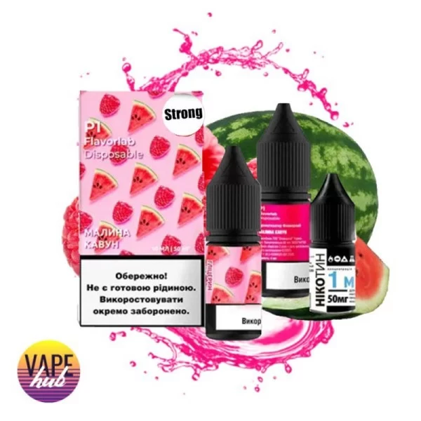 Набір Flavorlab Р1 Strong 10 мл 50 мг - Watermelon Raspberry — купити