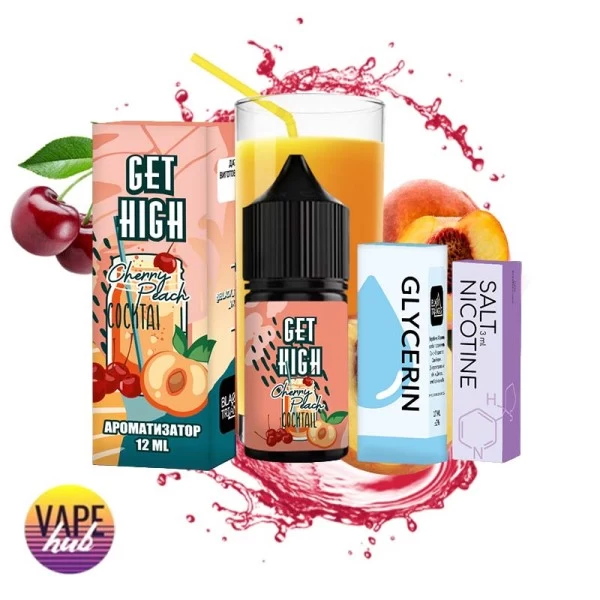 Набір Get High 30 мл 25 мг - Cherry Peach Cocktail — купити