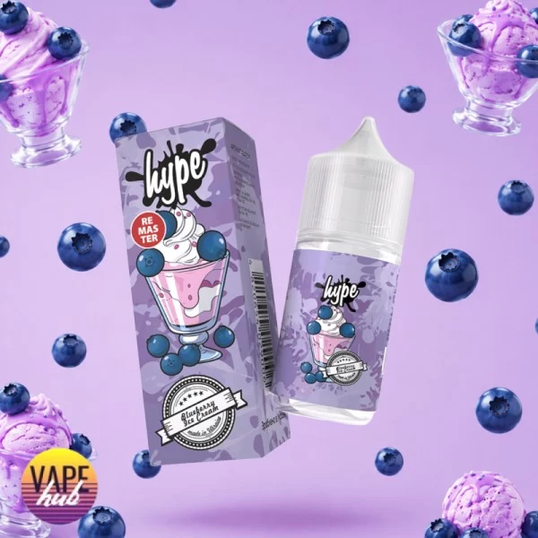 Набір Hype New Salt 30 мл 60 мг - Blueberry Ice Cream — купити