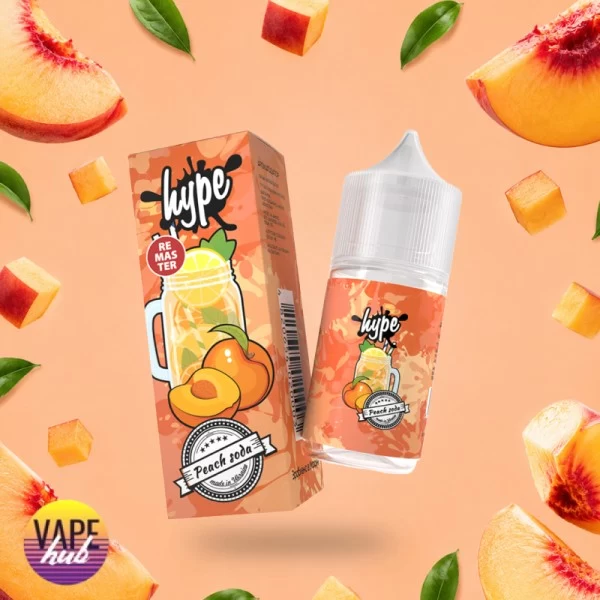 Набір Hype New Salt 30 мл 60 мг - Peach Soda — купити