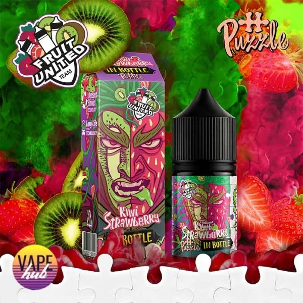 Набір In Bottle Salt Puzzle 30 мл 50 мг - Kiwi Strawberry — купити
