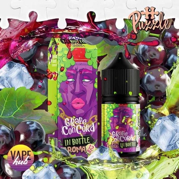 Набір In Bottle Salt Puzzle 30 мл 50 мг - Grape Concord — купити