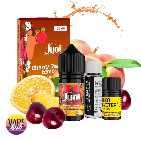 Набір Juni Mix 30 мл 65 мг - Cherry Peach Lemon — купити