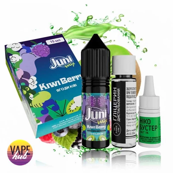 Набір Juni Mix (Hybrid) 15 мл 65 мг - Kiwi Berry — купити