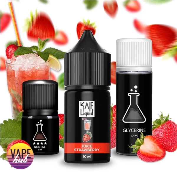 Набір Kaif Liquid 30 мл 25 мг - Juice Strawberry — купити