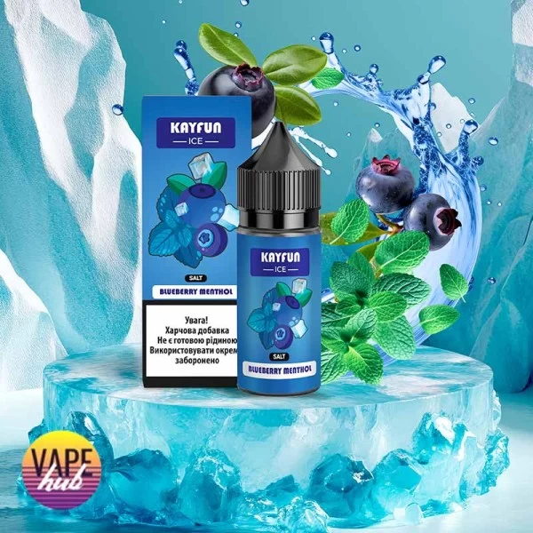 Набір Kayfun Ice 30 мл 50 мг - Чорниця Ментол Лід — купити