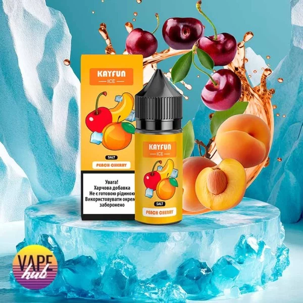 Набір Kayfun Ice 30 мл 50 мг - Персик Вишня Лід — купити