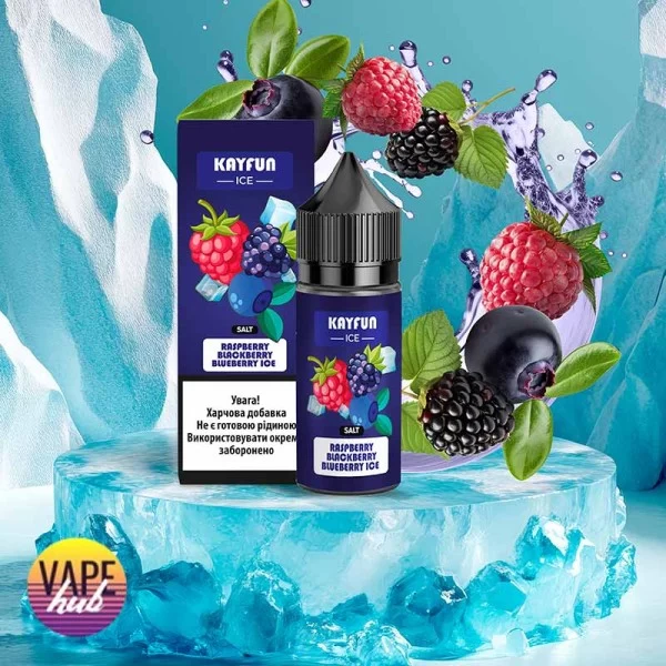 Набір Kayfun Ice 30 мл 50 мг - Малина Ожина Чорниця Лід — купити