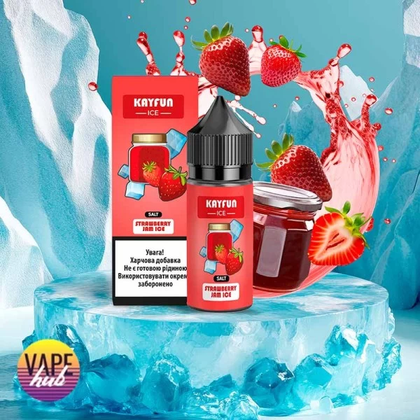 Набір Kayfun Ice 30 мл 50 мг - Полуничний Джем Лід — купити