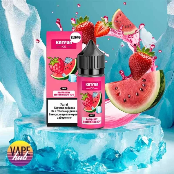 Набір Kayfun Ice Strong 30 мл 50 мг - Малина Кавун Лід — купити