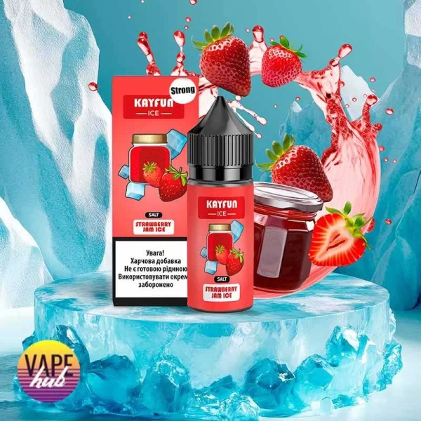 Набір Kayfun Ice Strong 30 мл 50 мг - Полуничний Джем Лід — купити