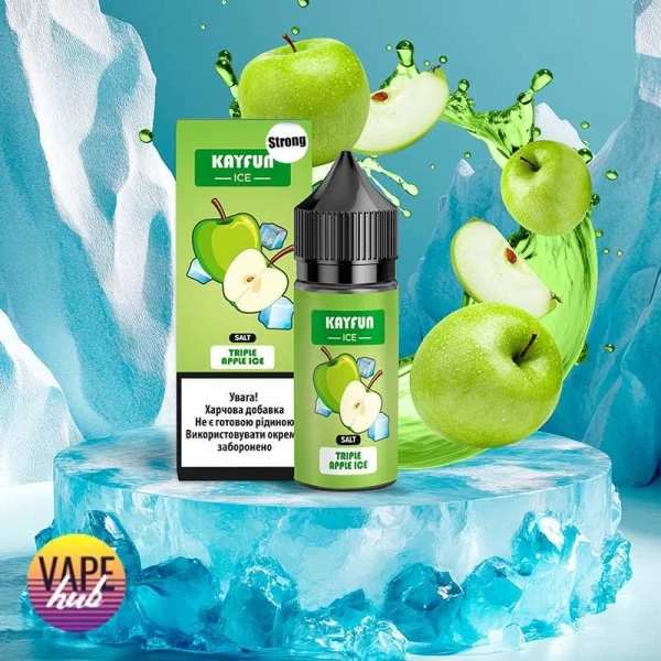 Набір Kayfun Ice Strong 30 мл 50 мг - Потрійне Яблуко Лід — купити