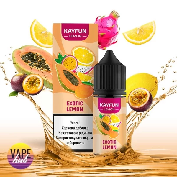 Набір Kayfun Lemon 30 мл 50 мг - Екзотік Лимон — купити