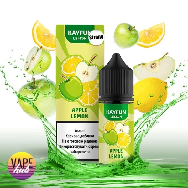 Набір Kayfun Lemon Strong 30 мл 50 мг - Яблуко лимон — купити
