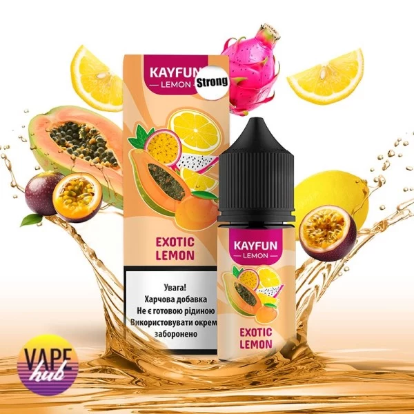 Набір Kayfun Lemon Strong 30 мл 50 мг - Екзотік Лимон — купити