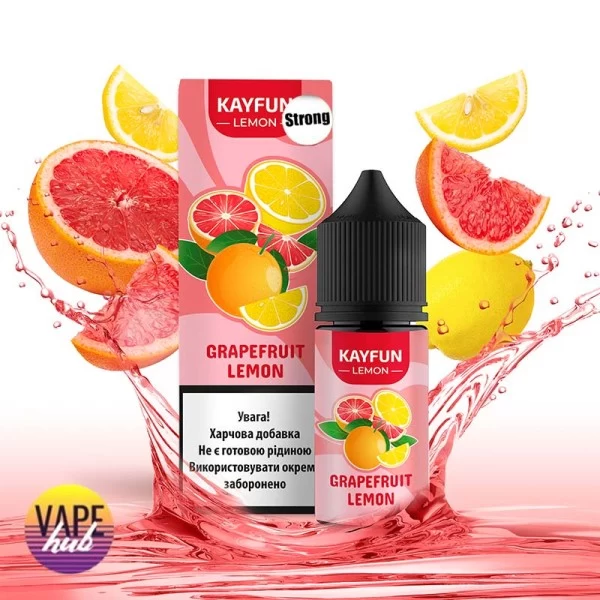 Набір Kayfun Lemon Strong 30 мл 50 мг - Грейпфрут Лимон — купити