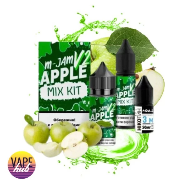 Набір M-JAM V2 Salt 30 мл 50 мг - Apple — купити
