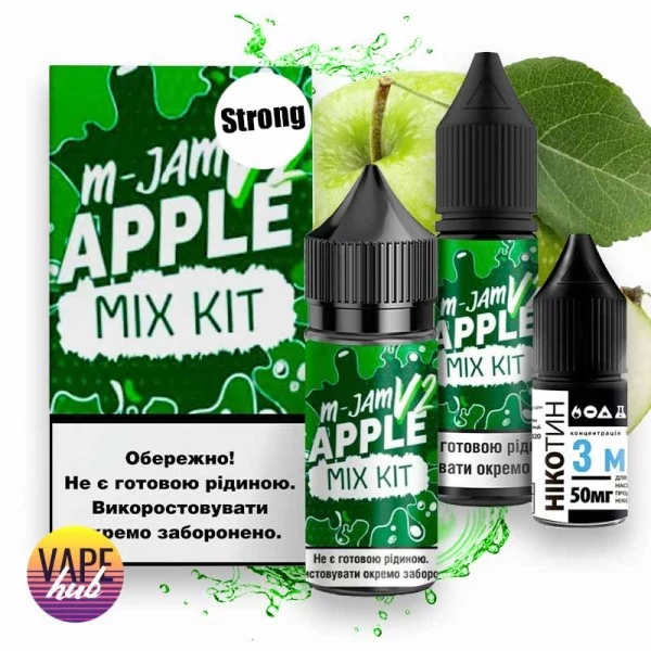Набір M-JAM V2 Salt Strong 30 мл 50 мг - Apple — купити