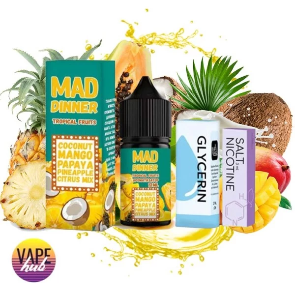 Набір Mad Dinner 30 мл 50 мг - Tropical Fruits — купити