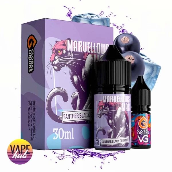 Набір Marvellous Max 30 мл 65 мг - Panther Black Currant — купити