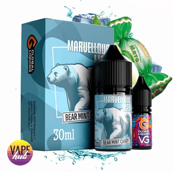 Набір Marvellous Max 30 мл 65 мг - Bear Mint Candy — купити