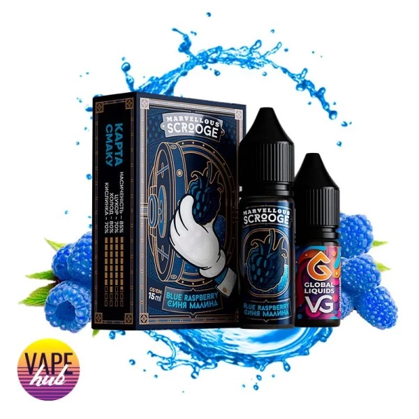 Набір Marvellous Scrooge 15 мл 65 мг - Blue Raspberry — купити