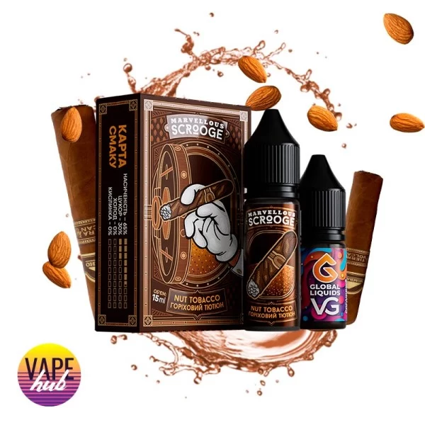 Набір Marvellous Scrooge 15 мл 65 мг - Nut Tobacco — купити