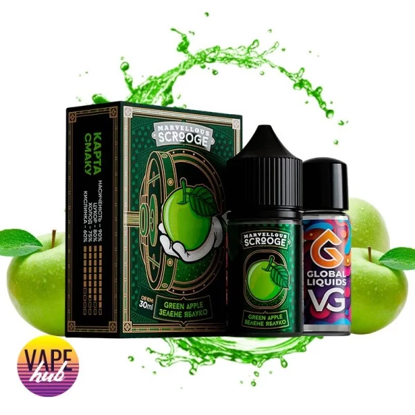Набір Marvellous Scrooge 30 мл 65 мг - Green Apple — купити