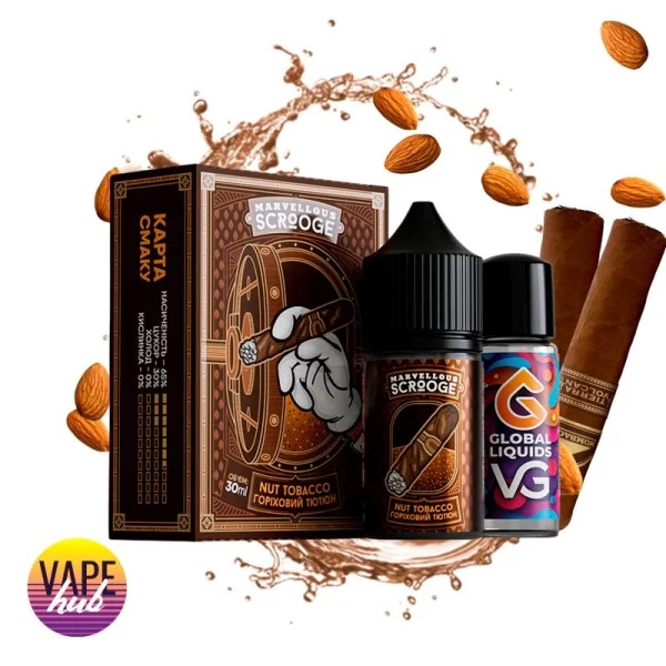 Набір Marvellous Scrooge 30 мл 65 мг - Nut Tobacco — купити