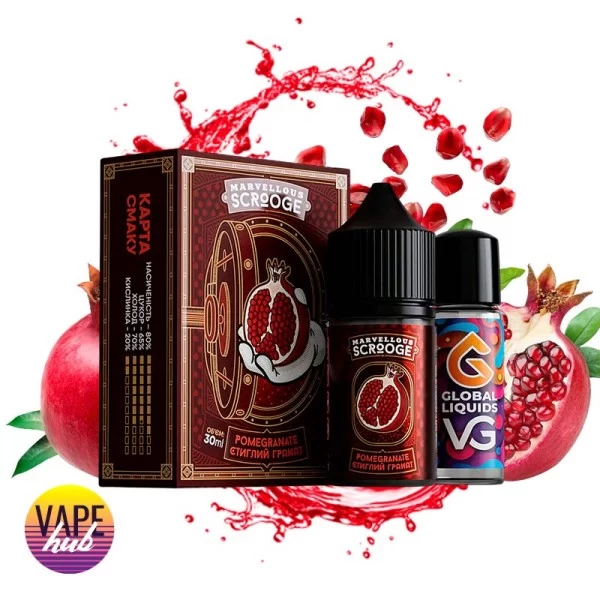 Набір Marvellous Scrooge 30 мл 50 мг - Ripe Pomegranate — купити
