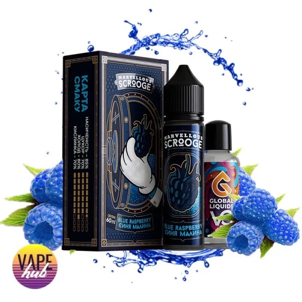 Набір Marvellous Scrooge 60 мл 3 мг - Blue Raspberry — купити