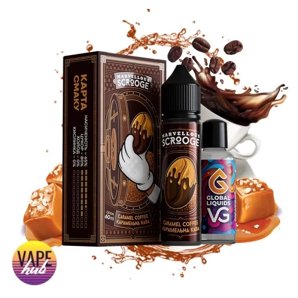 Набір Marvellous Scrooge 60 мл 3 мг - Caramel Coffee — купити