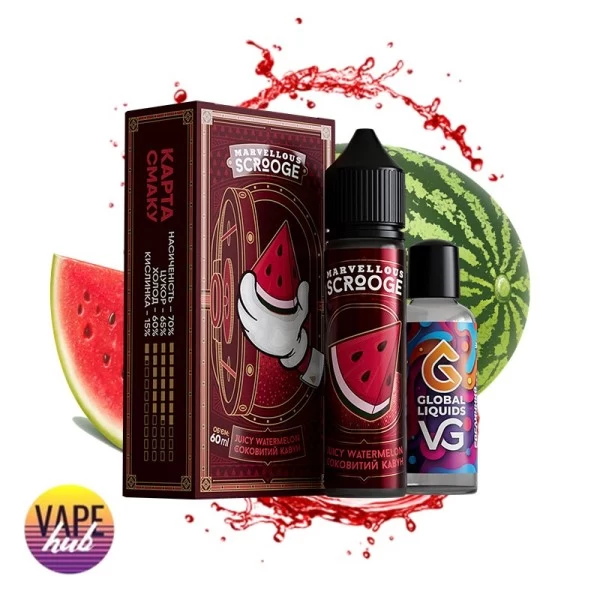 Набір Marvellous Scrooge 60 мл 3 мг - Juicy Watermelon — купити