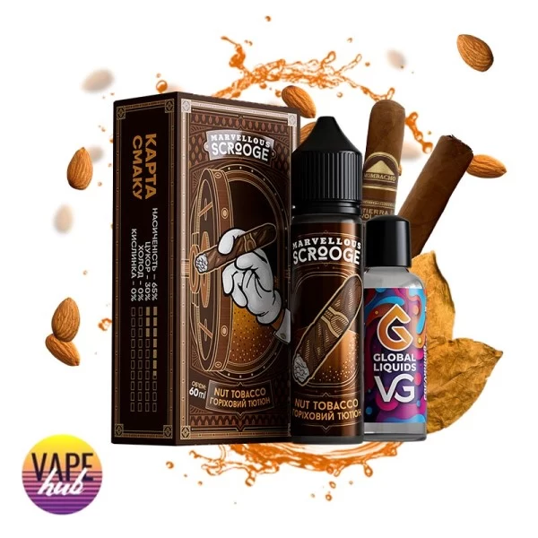 Набір Marvellous Scrooge 60 мл 3 мг - Nut Tobacco — купити
